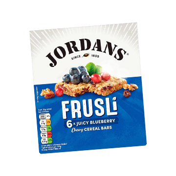 Jordans Blueberry Frusli Bar 6 X 30g