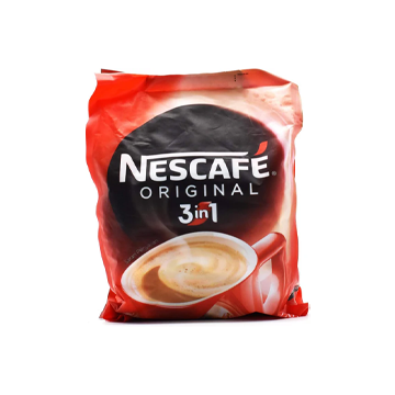 Nescafe 3 In 1 Original Soluble Ground Coffee Beverage, 30 x 17.5 g